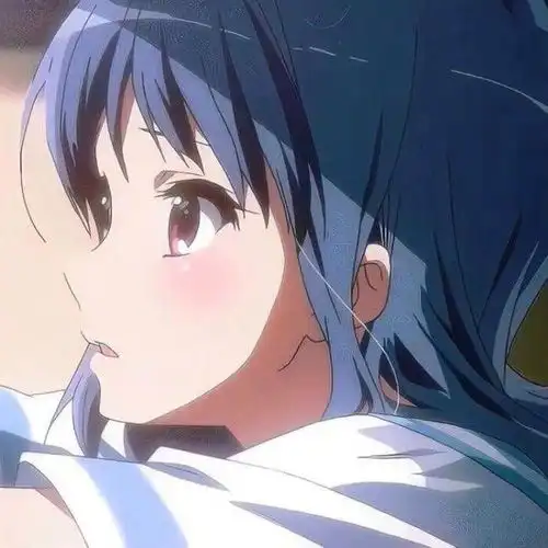 蓝色系优质小众温柔可爱动漫头像36