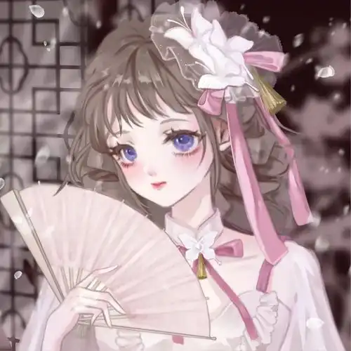 可爱动漫女生头像路还很长温暖的事一定会发生