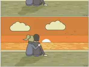 大海日落海边情侣卡通动画片背景视频模板素材高清mp4格式下载视频5.24mb晚会演艺背景视频大全