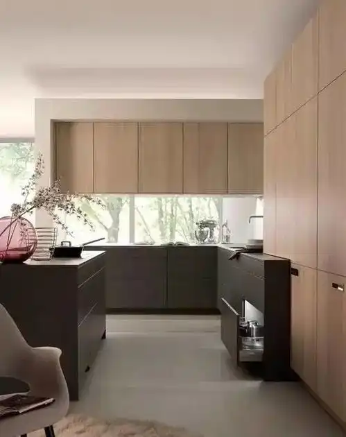 一个漂亮的橱柜,能让厨房变得温馨大气上档次