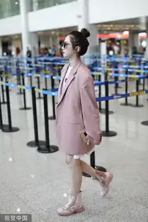 孟美岐扎丸子头变粉色系少女架黑超气场全开a爆了