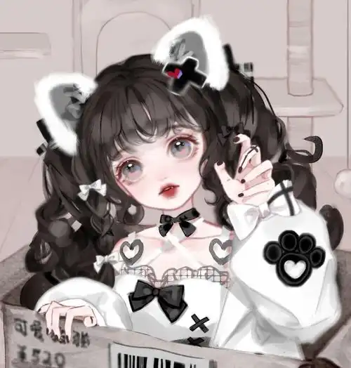 二人甜酷风闺蜜头像