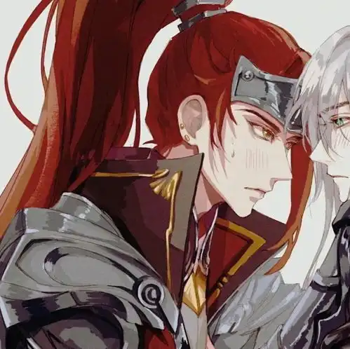 动漫情侣头像新年快乐