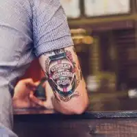 男生后背纹身头像微信头像图片大全