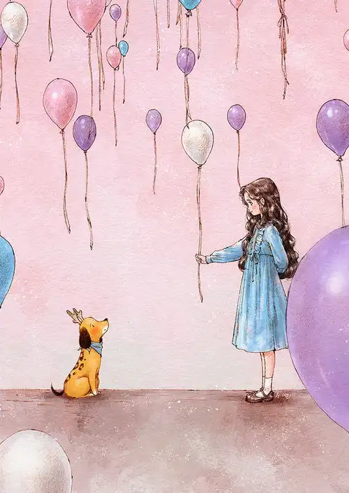 森林女孩日记系列插画插画师韩国插堆糖,美图壁纸兴趣社区