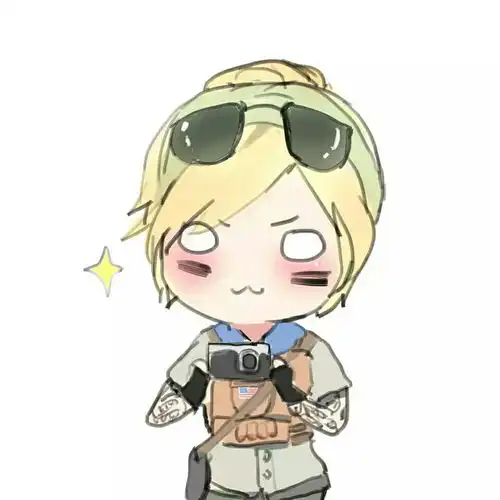 在贴吧存的一些q版手绘干员头像,共享一番,侵删