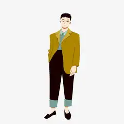 手绘免抠卡通日系男生图片素材其他格式下载动漫人物大全