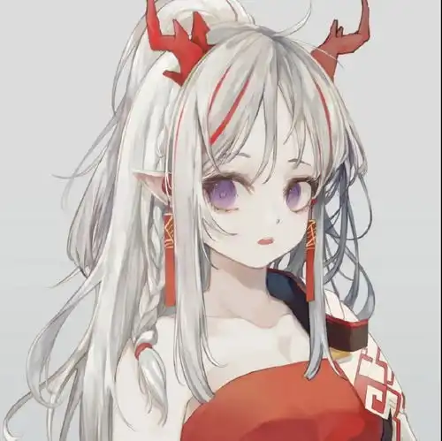 二次元动漫头像我有在慢慢解开自己系上的死结