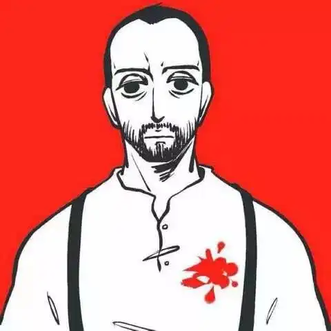 这些好看的红色插画头像,让你在2019红红火火