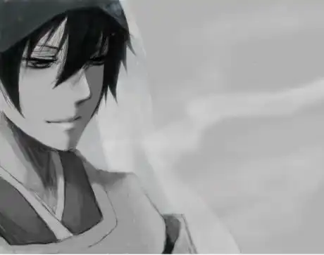 猫系动漫头像男黑色背景