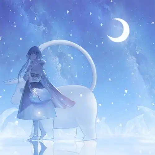 蓝色系头像高级质感高冷