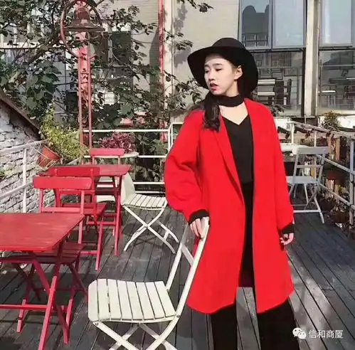 信和商厦总店过新年,穿红衣,走鸿运