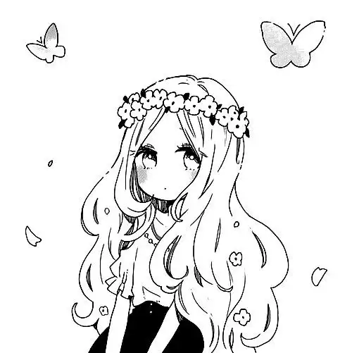 插画水彩萌妹子二次堆糖,美好生活研究所