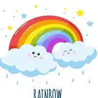 雨后彩虹简约头像大全