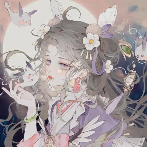 qq头像古风女系头像真人qq头像