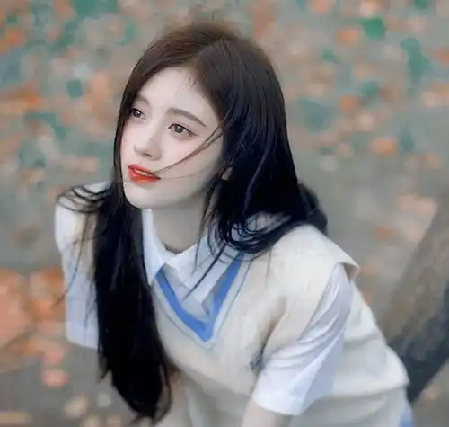 ins治愈系头像鞠婧祎背