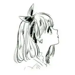 求酷酷的动漫头像黑白的