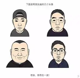 设计打造非常有创意的矢量插画头像效果