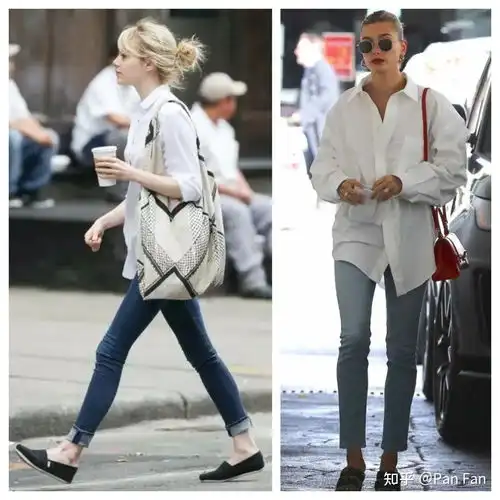 女生穿白衬衫怎么搭配