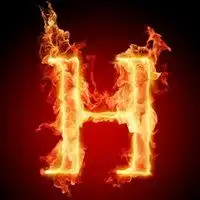 26个蓝色火焰字母头像微信头像图片大全