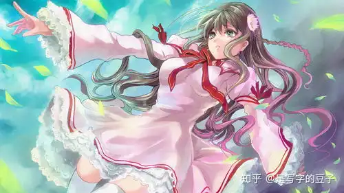 二次元少女头像梦幻紫色