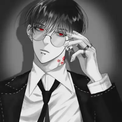 头像男丧系颓废动漫头像