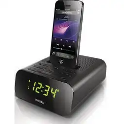 飞利浦aj3275daj3275dziphone56苹果音响闹钟时钟收音机音乐底座官方标配