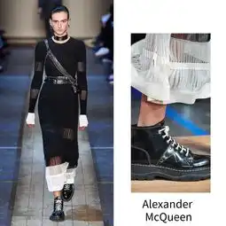 2020秋冬女鞋流行趋势羊毛覆盖的创意靴打造独特时尚轮廓