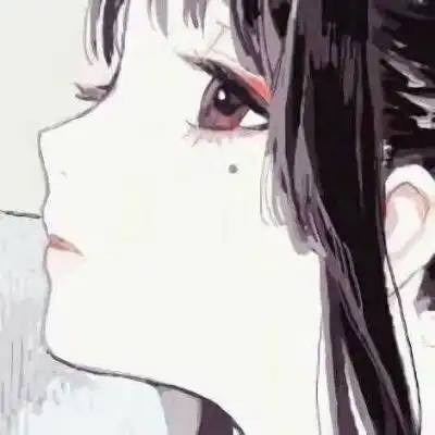 qq头像女生红色系古风头