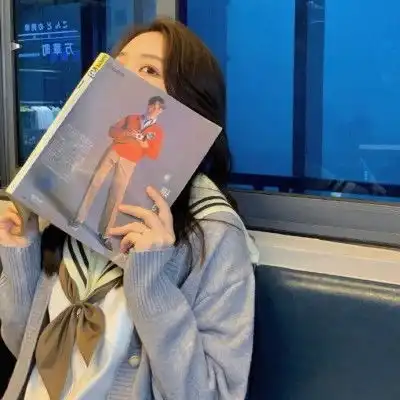 女生头像_蓝色系文案