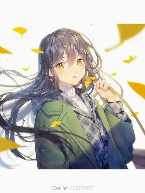 黄色系动漫女头你是我所有温柔的来源和归属