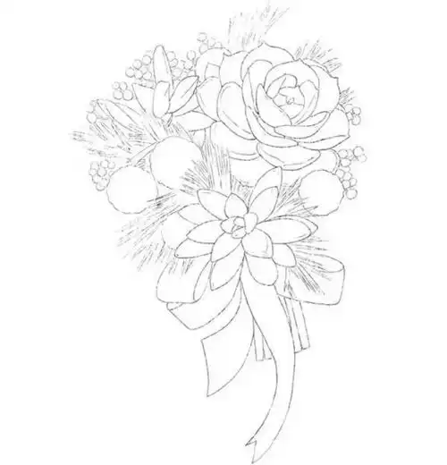 花系小清新头像吧捧花