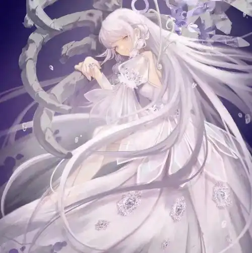 动漫女生头像干净的浅色系绝美动漫头像