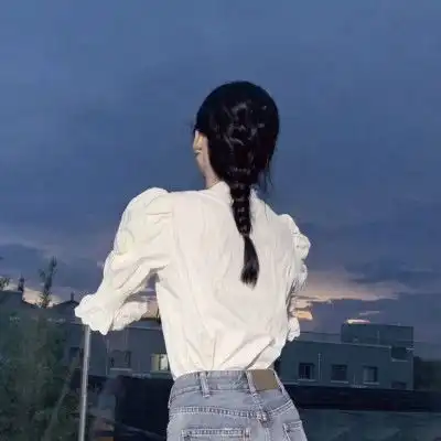 ins风蓝色系图片头像