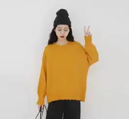 纯色毛衣,打造冬季文艺慵懒印象