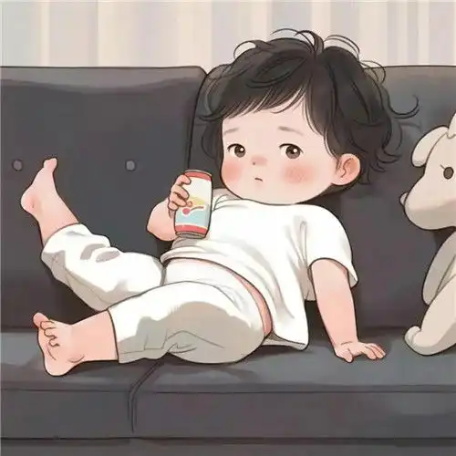 可爱萌娃摆烂头像图片大全,人生不摆烂,快乐少一半