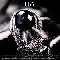 绅士格调法国idee时尚艺术饰品龙爪宝石项链配饰