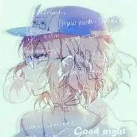 二次元蓝色系情侣头像情