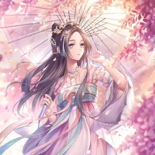 古风女生头像风华是一指流砂,苍老是一段年华
