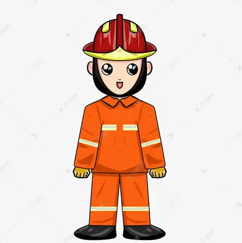卡通消防员手绘插画素材图片免费下载千库网
