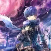 蓝色的动漫头像高清动漫蓝色炫酷男生头像