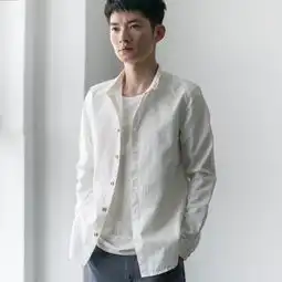 几立初心双层领白色衬衫男士纯棉长袖衬衫堆糖,美图壁纸兴趣社区