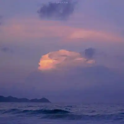 季清ins风蓝色系天空唯美风景