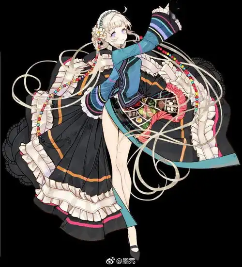 喜欢画小短裙萝莉和小短裤男孩毕业于中国美术学院自由插画师墨秃