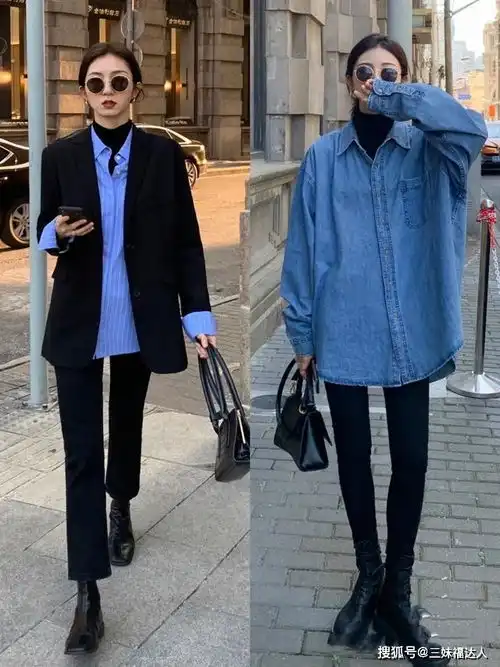 春天里不可少的ins风衬衫,调皮又甜美的韩范造型,照着穿就很美