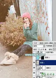 ps调色教程给漂亮的美女图片调出日系甜美女生淡雅色彩5