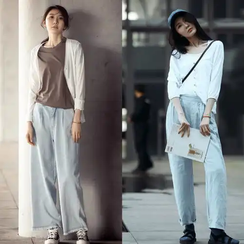 初夏治愈系穿搭,又休闲又文艺,慵懒舒适看一眼就爱上