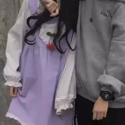 萌系二人情侣图片系列头