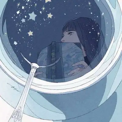 林川唯美蓝色系列微信qq背景图