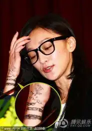 周迅扮靓出新招手背刺青上镶水钻个性醒目